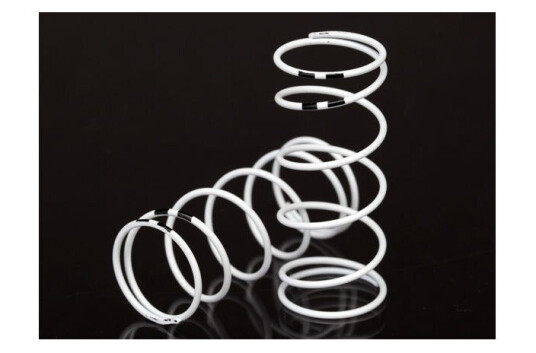 Traxxas TRX-7444 Spring White 0.767 (black rate) (2) Traxxas TRX-7444 Spring White 0.767 (black rate) (2)