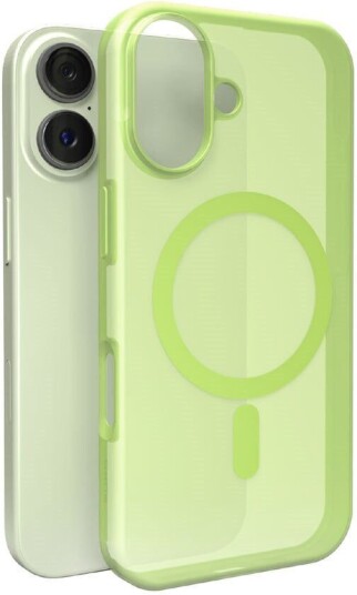Puro Daylight Silikon Deksel for iPhone 17 - MagSafe Kompatibel - Gjennomsiktig Grønn