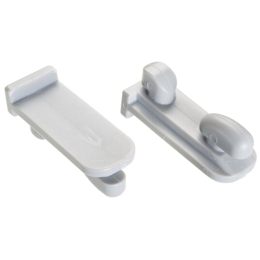 PULSIVA Monteringsfester Store; 5.5x2x2.2 cm (LxBxD); Gr?; 4 Stykk / Forpakning PULSIVA Monteringsfester Store; 5.5x2x2.2 cm (LxBxD); Gr?; 4 Stykk / Forpakning