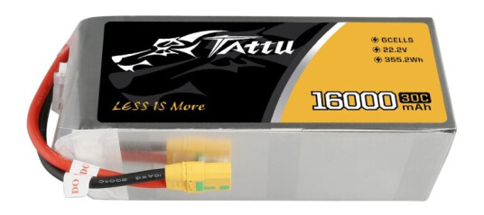 Gens 6s 16000mAh - 30C - Gens Ace Tattu XT90 AntiSpark