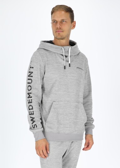 Swedemount Training Logo Hood Lt Greymelange/Charcoal Mel L Hoodies Swedemount Training Logo Hood Lt Greymelange/Charcoal Mel L Hoodies