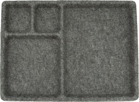 Kikkerland Oppsamlingsbrett i filt 28,6 x 20 cm