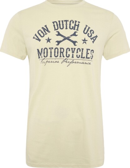 Von Dutch Usa Mc White T Shirt Von Dutch 3Xl Yellow S Von Dutch Usa Mc White T Shirt Von Dutch 3Xl Yellow S