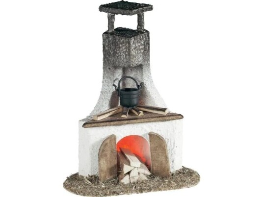 Kahlert Licht 40648 Krybbekamin 3.5 V Med belysning Kahlert Licht 40648 Krybbekamin 3.5 V Med belysning