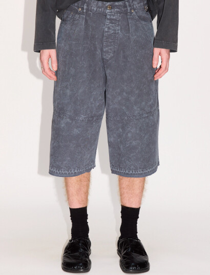 Hope Punt Shorts Atlantic Green Marble - Navy - 44