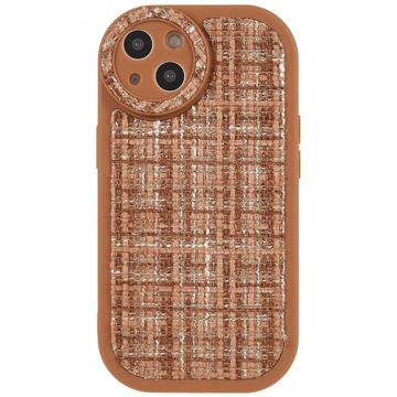 Canvas iPhone 14 Plus TPU-deksel Brun