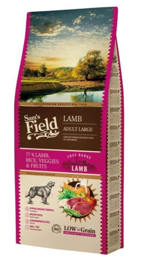 Sam's Field Stor Rase Hundemat med Lam 13 kg