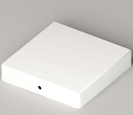 Jabo Stolpehatt Flat Hvit 96x96mm