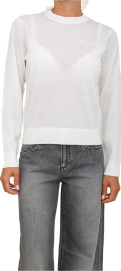 Armani Exchange Dame Strikkevarer Hvit S,