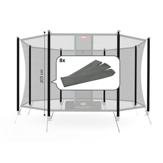 BERG Toys Comfort Stolpetrekk (203 Cm) Pole Sleeves (8x) .00/.01 Versjon BERG Toys Comfort Stolpetrekk (203 Cm) Pole Sleeves (8x) .00/.01 Versjon