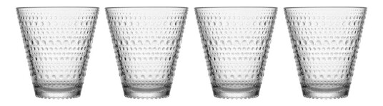 iittala Kastehelmi glass 30 cl 4-pakn. Klar iittala Kastehelmi glass 30 cl 4-pakn. Klar