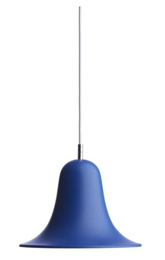 Verner Panton Pantop Taklampe Ø23 Matt Blå Verner Panton Pantop Taklampe Ø23 Matt Blå