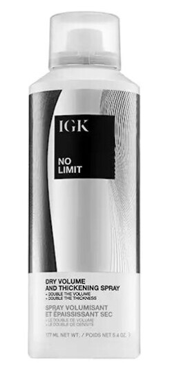 IGK No Limit Dry Volume & Thickening Spray 177ml IGK No Limit Dry Volume & Thickening Spray 177ml
