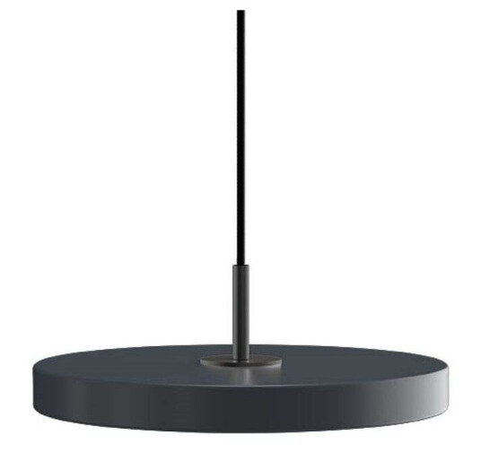 UMAGE - Asteria Pendel Mini Anthracite/Black Top - Lampemesteren