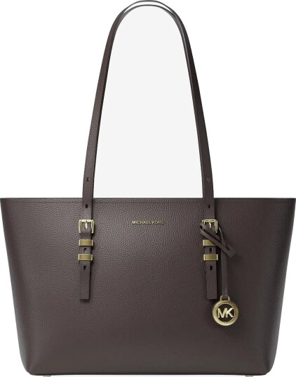Michael Kors Md Ew Tz Tote - CHOCOLATE - One Size