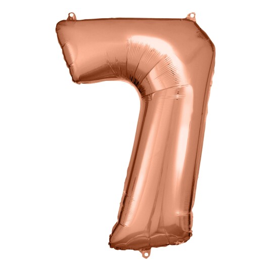 Amscan International Tallballong Roségull Metallic - Tallet 7