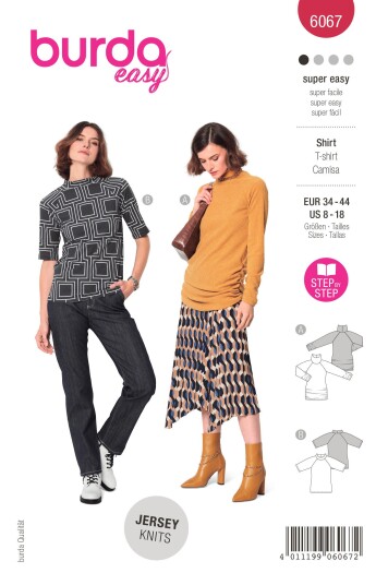 Burda 6067 - Genser EUR: 34-44, US: 8-18