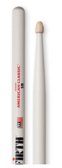 Vic Firth 5B trommestikker Hvit