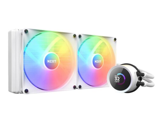 NZXT Kraken Elite 280 RGB Vannkjøling med LCD-skjerm og Hvit Farge