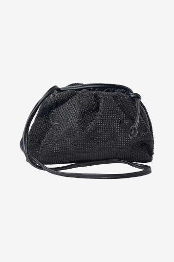 BOW19 Details Vesken Dumpling Glitter Bag Svart