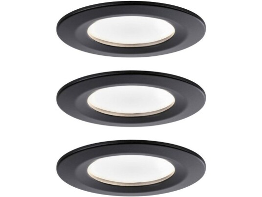 Paulmann 94473 Innsunket Spotlight 1 Ampuller Led 10 W 2700 K Sort