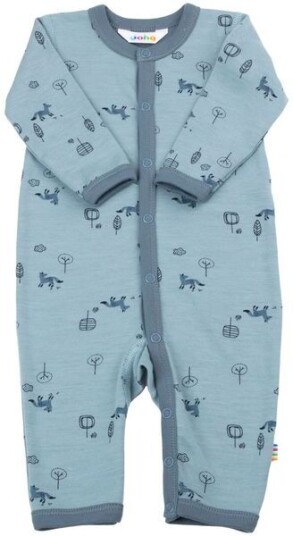 Joha Fox heldress i ull/bomull Blue Joha Fox heldress i ull/bomull Blue