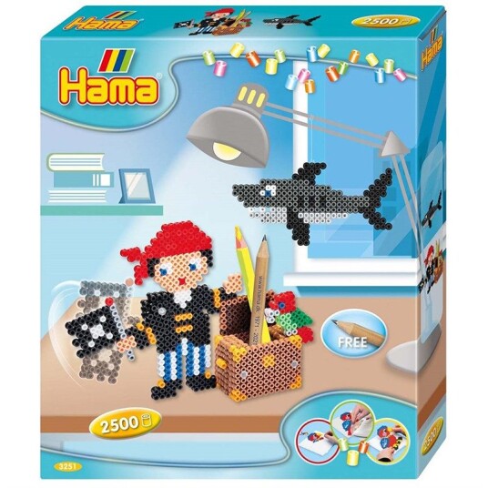Hama Iron on Bead Set - Pirates 2500 pcs.
