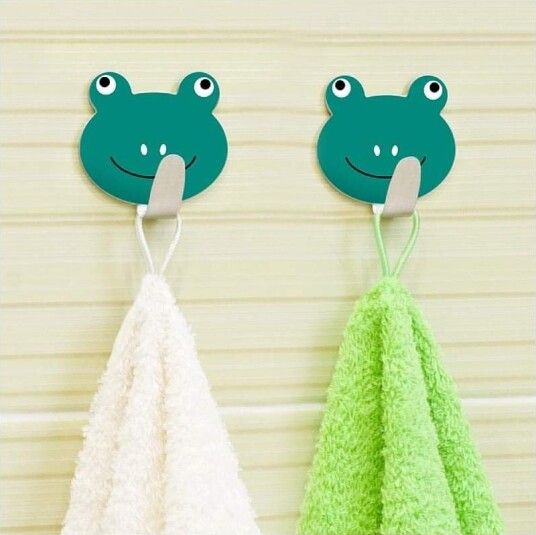Tatkraft, Frogs - Selvklebende Kroker, 2-pack Tatkraft, Frogs - Selvklebende Kroker, 2-pack