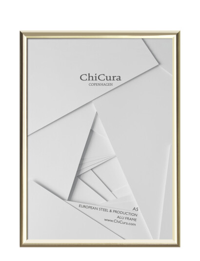 ChiCura Alu Frame A5 Glass Gold 14.8X21CM ChiCura Alu Frame A5 Glass Gold 14.8X21CM