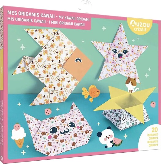 Auzou Activity Kit Kawaii Origami Multi/patterned ONE SIZE