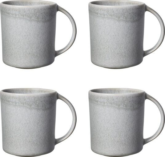 Scandi Living Sandsbro mugg lysegrå 30 cl 4 pk