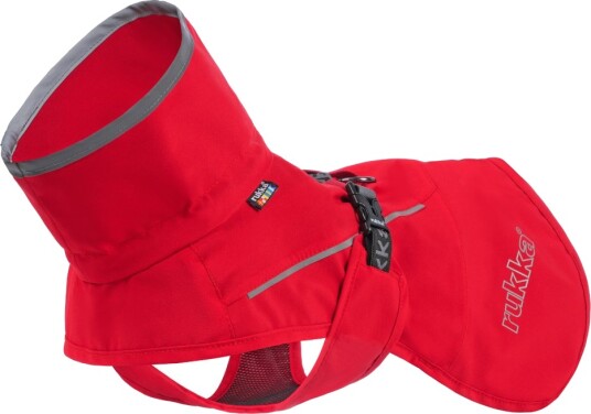 Rukka Thrill Mini Regnjakke Rød Ca. 20 cm Rygglengde