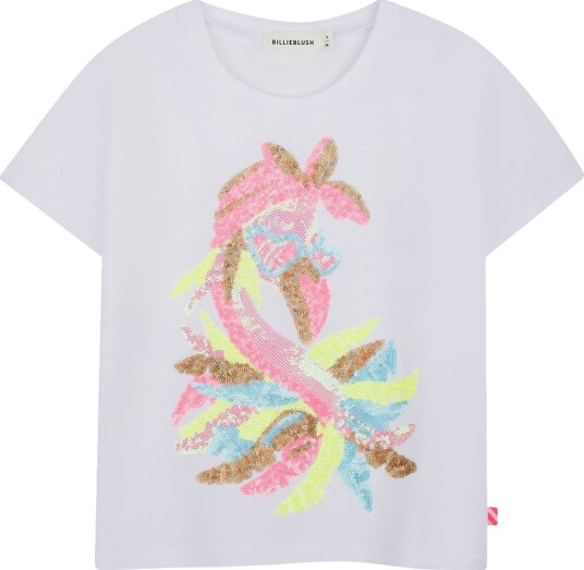Billieblush Short Sleeves Tee Shirt White 140 Billieblush Short Sleeves Tee Shirt White 140