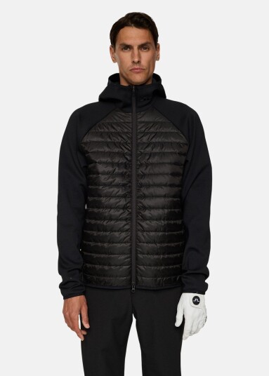 J.lindeberg Hayden Quilt Hybrid Hood BLACK XXL Jakker