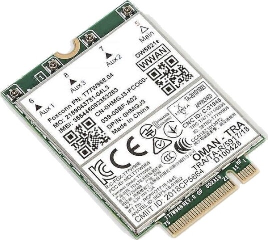 Dell Mdm,Wrles,Dw5823e,4G Dell Mdm,Wrles,Dw5823e,4G