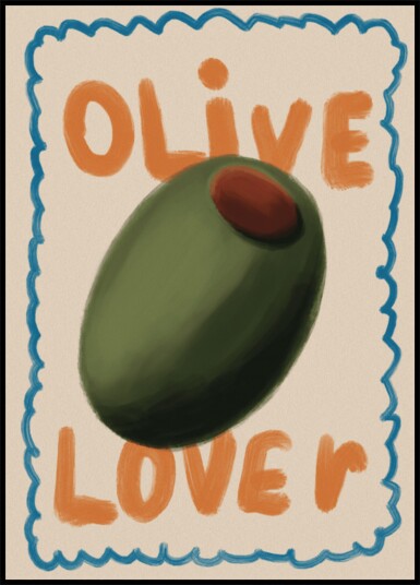 Green Olive Lover Plakat / 30x40
