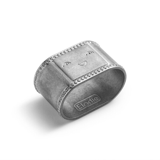 Elodie Details Napkin Ring - Antique Silver - Silver - ONE SIZE