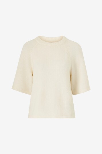 Y.A.S - Topp yasAnne 2/4 Knit S - Hvit