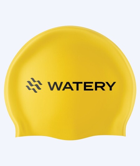 Watery badehette +10 Signature Gul Svømmehette