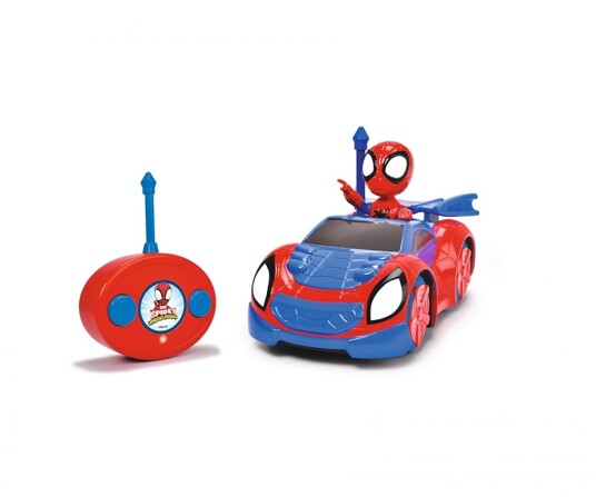 Jada Toys 1:24 Spidey Radiostyrt Webcrawler med LED-lys - Blå