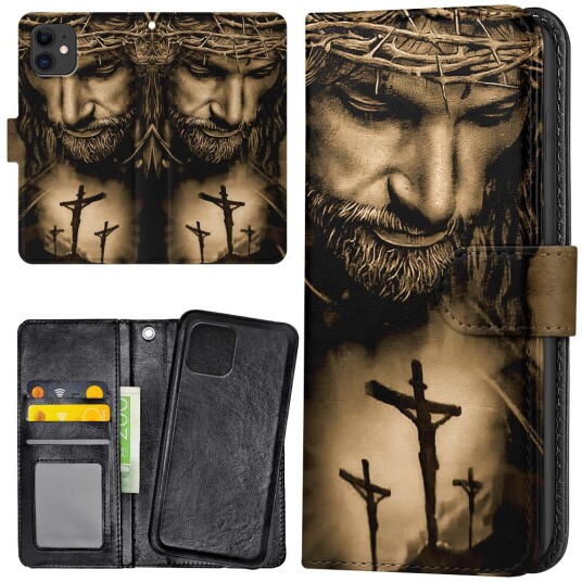 Generic Iphone 11 - Lommebok Deksel Jesus