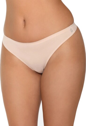URBAN QUEST 6 Pack Women Bamboo String Brief Multi/patterned M