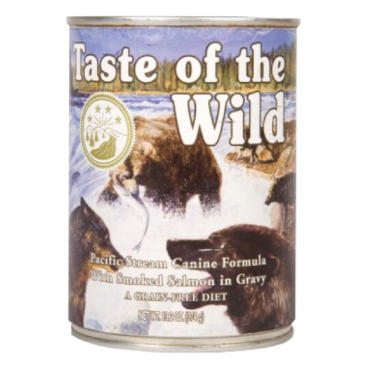 Taste of the Wild Pacific Stream Laks Våtfor til Hund 390 g