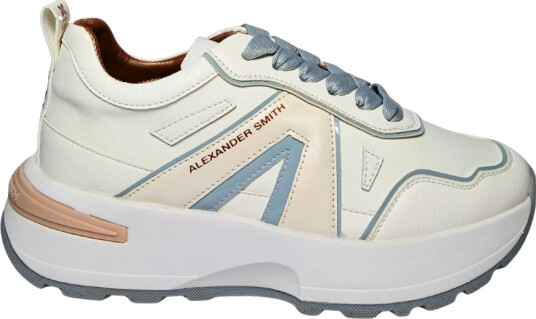Alexander Smith Dame Sko Hvit 40 EU,