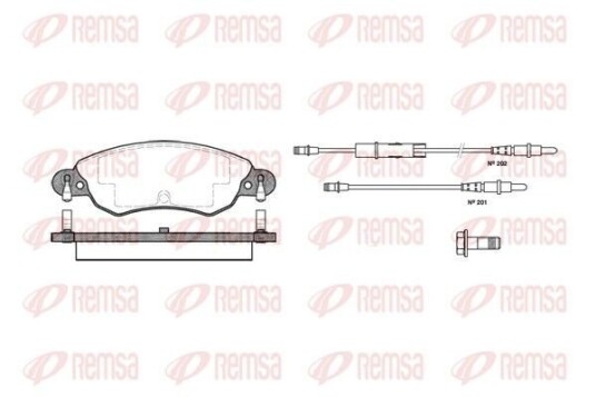 Bremseklosser REMSA 0829.04