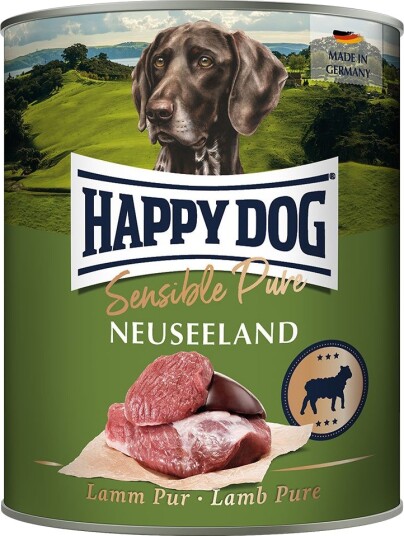 Happy Dog Våtfôr Sensible Pure New Zealand Lam 6 X 800 G