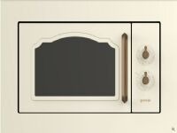 Gorenje BM235CLI, Over komfyren, Kombinasjon mikrobølge, 23 l, 800 W, Rotasjon, Elfenben Gorenje BM235CLI, Over komfyren, Kombinasjon mikrobølge, 23 l, 800 W, Rotasjon, Elfenben