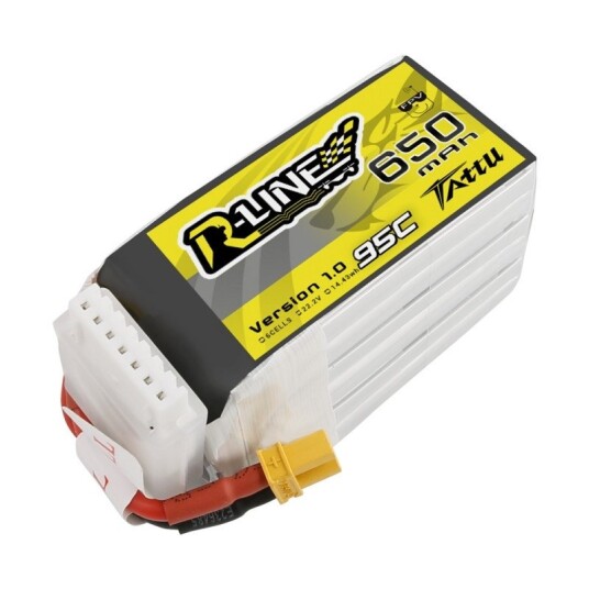 Gens 6s   650mAh - 95C - Gens Ace Tattu R-Line XT30