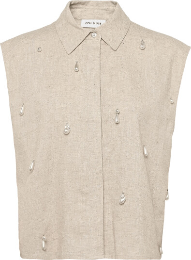 Copenhagen Muse Cmmelan Shirt Beige L