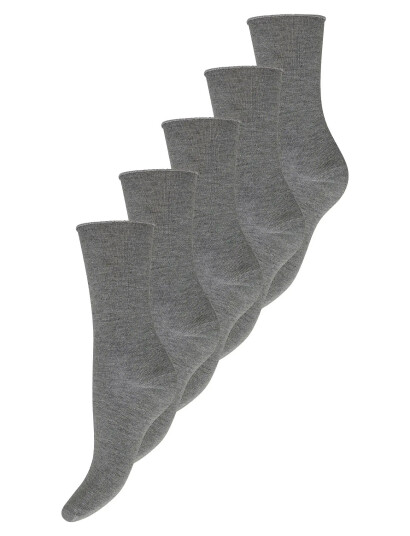 Decoy Decoy Ankle Sock 5-Pack - Grey - 37-41 Decoy Decoy Ankle Sock 5-Pack - Grey - 37-41